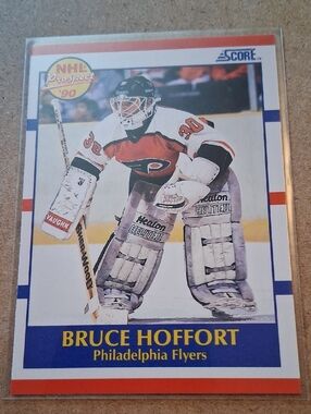 Bruce Hoffort Philadelphia Flyers NHL Hockey Rookie Cards
